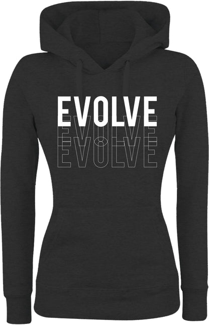 Felpa con cappuccio UOMO, DONNA & BAMBIN - EVOLVE - Super vestibilità Top qualità