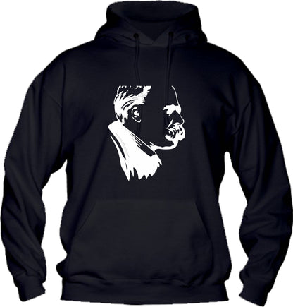 Felpa con cappuccio UOMO, DONNA & BAMBIN - Friedrich Nietzsche - Super vestibilità Top qualità - Social Crazy