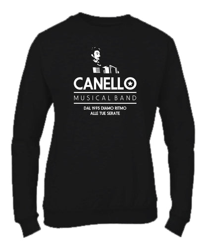 Felpa Girocollo UOMO, DONNA & BAMBIN - CANELLO MUSICAL BAND - Super vestibilità Top qualità