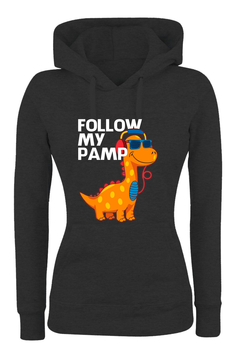 Felpa con cappuccio UOMO, DONNA & BAMBIN - FOLLOW MY PUMP - Super vestibilità Top qualità