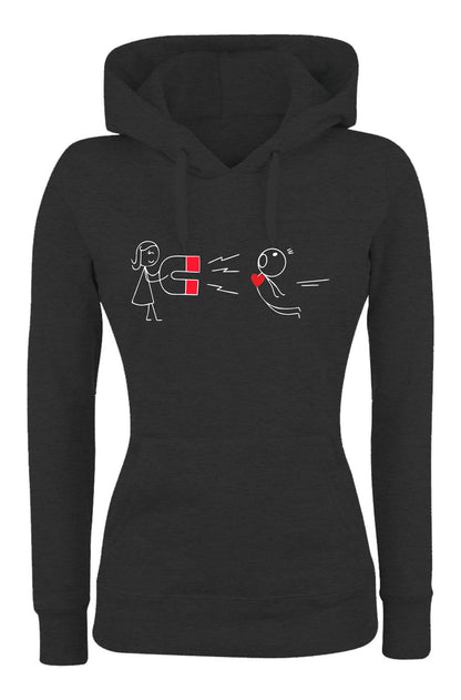 Felpa con cappuccio DONNA - COPPIA CALAMITA - Super vestibilità Top qualità