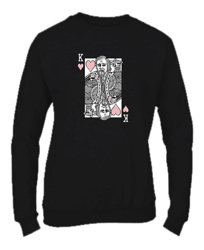 Felpa Girocollo UOMO, DONNA & BAMBIN - KING CAPRIO - Super vestibilità Top qualità