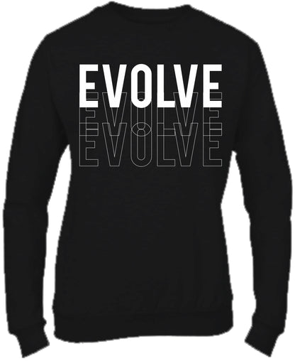 Felpa Girocollo UOMO, DONNA & BAMBIN - EVOLVE - Super vestibilità Top qualità