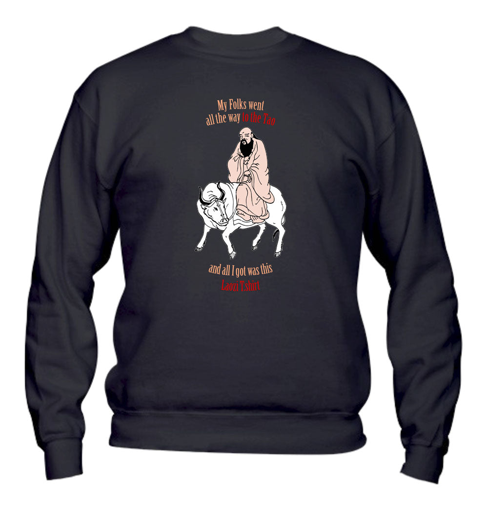 Felpa Girocollo UOMO, DONNA & BAMBIN - LAOZI - Super vestibilità Top qualità