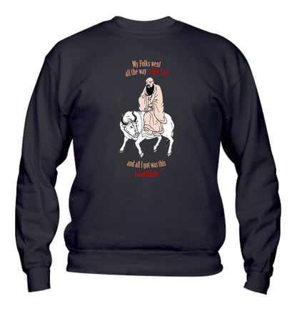 Felpa Girocollo UOMO, DONNA & BAMBIN - LAOZI - Super vestibilità Top qualità