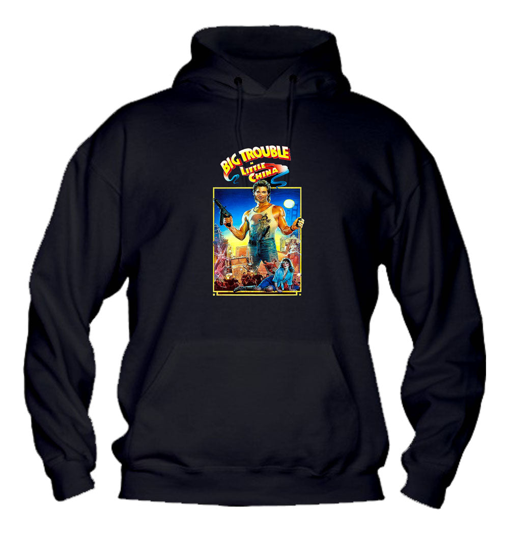Felpa con cappuccio UOMO, DONNA & BAMBIN - BIG TROUBLE IN LITTLE CHINA - Super vestibilità Top qualità