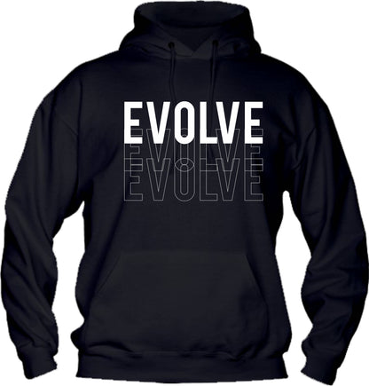 Felpa con cappuccio UOMO, DONNA & BAMBIN - EVOLVE - Super vestibilità Top qualità