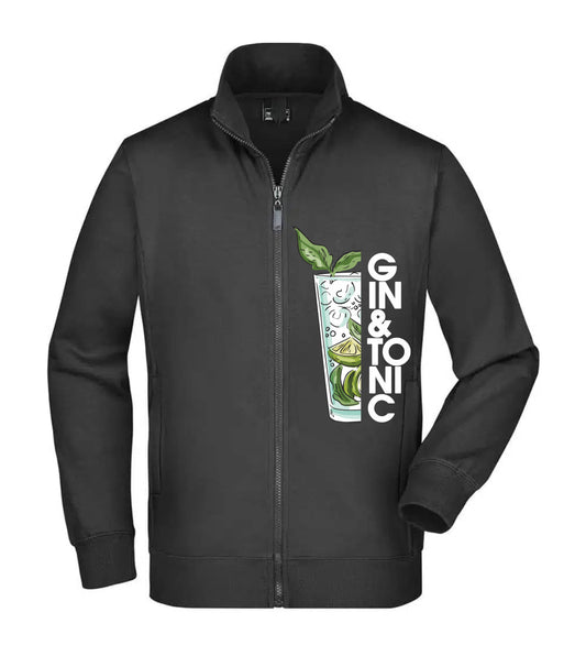 Felpa Unisex Full Zip - GIN E TONIC - Super vestibilità Top qualità