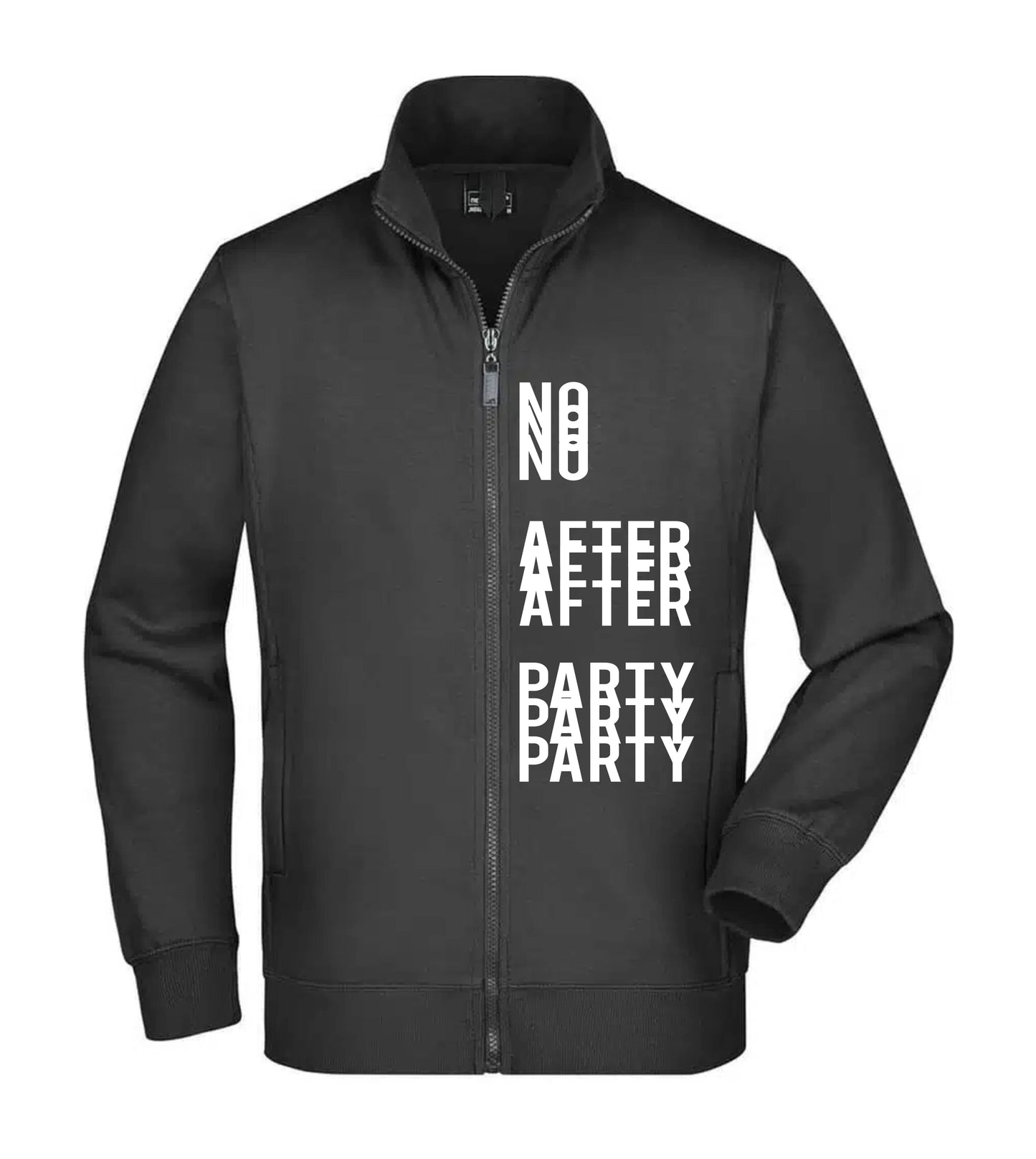 Felpa Unisex Full Zip - NO AFTER PARTY - Super vestibilità Top qualità
