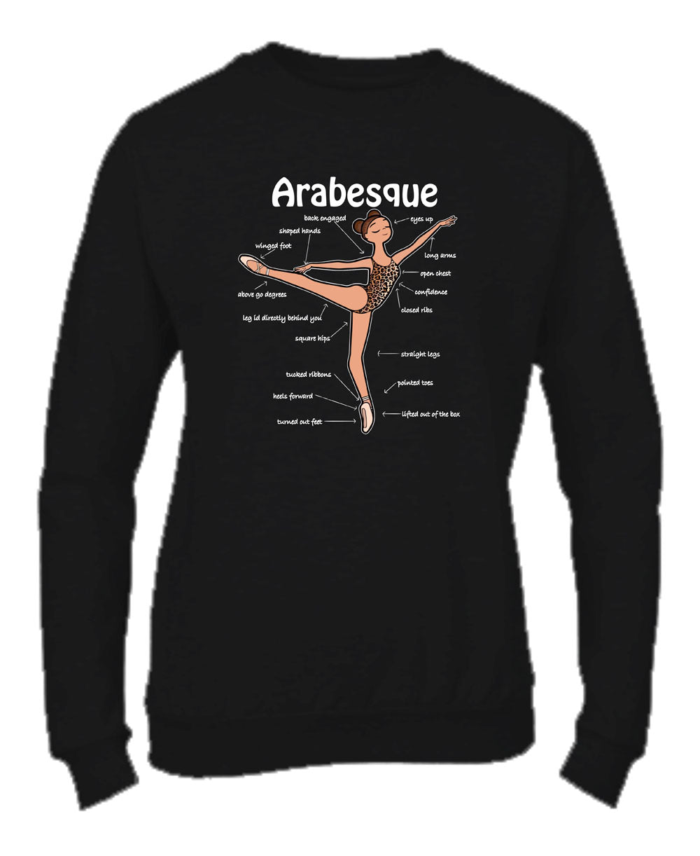 Felpa Girocollo UOMO, DONNA & BAMBIN - ARABESQUE - Super vestibilità Top qualità - Social Crazy