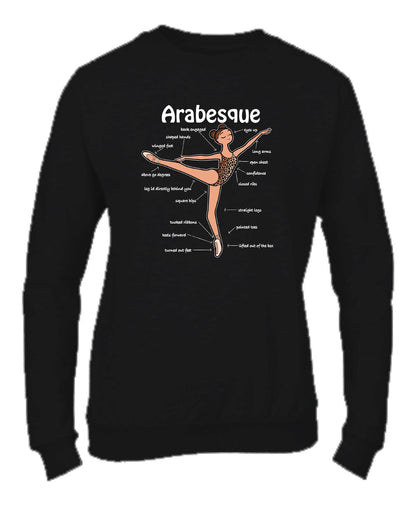 Felpa Girocollo UOMO, DONNA & BAMBIN - ARABESQUE - Super vestibilità Top qualità - Social Crazy