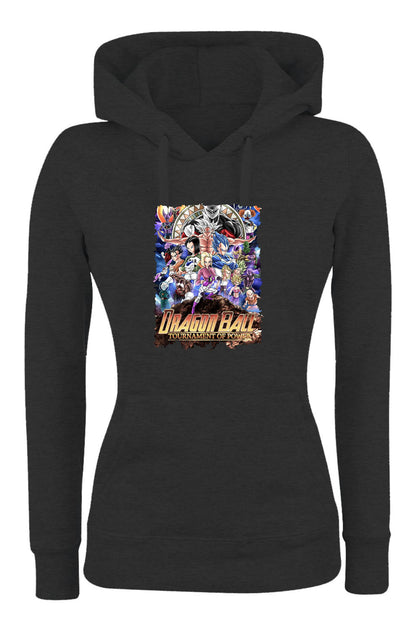 Felpa con cappuccio UOMO, DONNA & BAMBIN - DRAGON BALL TORNEO DEL POTERE - Super vestibilità Top qualità