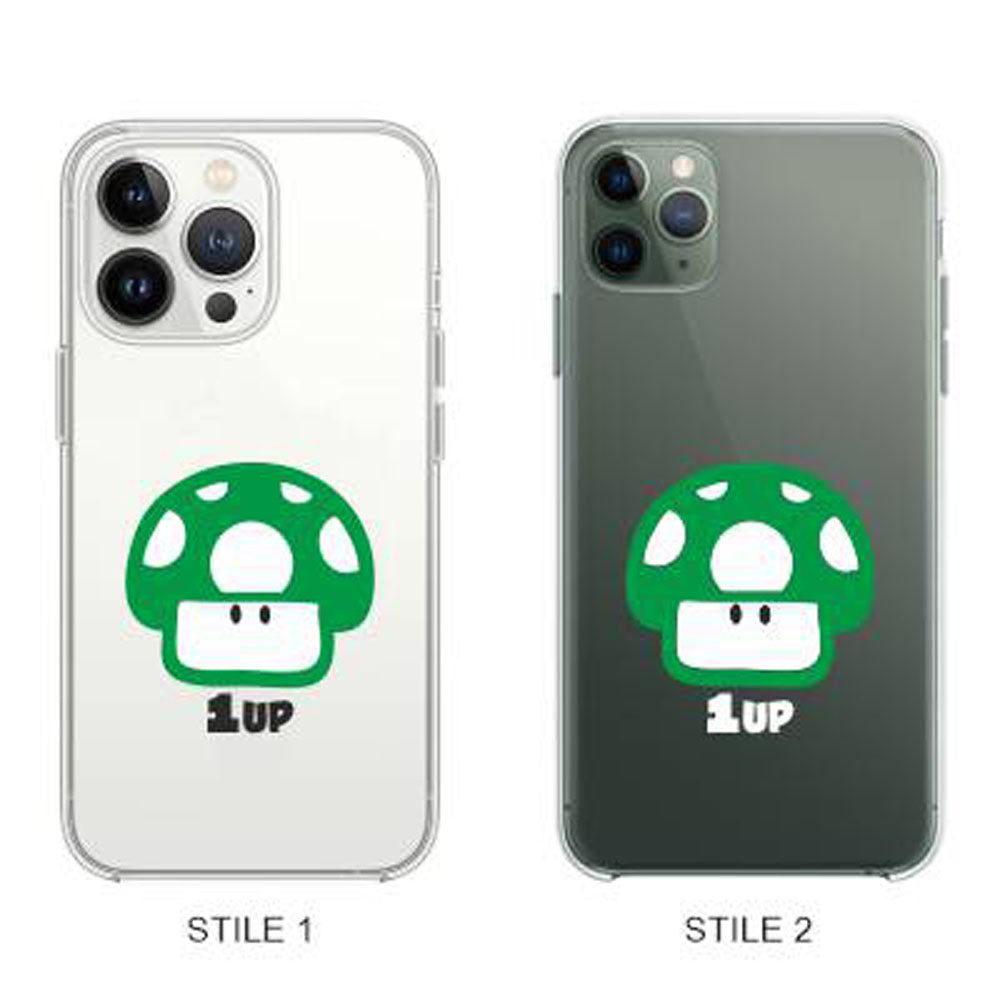 Cover Compatibile Con Tutti i Modelli iPhone - 1 UP - Trasparente UltraSottili AntiGraffio Antiurto Case Custodia Marca