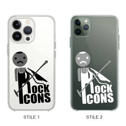 Cover Compatibile Con Tutti i Modelli iPhone - FREDDY MERCURY ROCK ICONS - Trasparente UltraSottili AntiGraffio Antiurto Case Custodia Marca