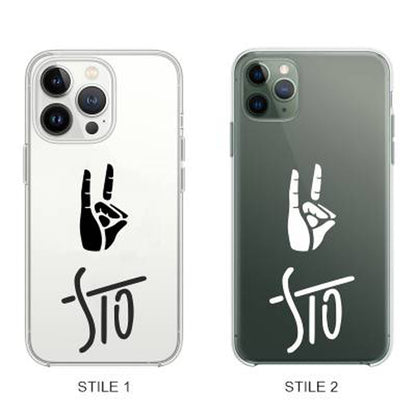 Cover Compatibile Con Tutti i Modelli iPhone - GHALI - STO - Trasparente UltraSottili AntiGraffio Antiurto Case Custodia Marca