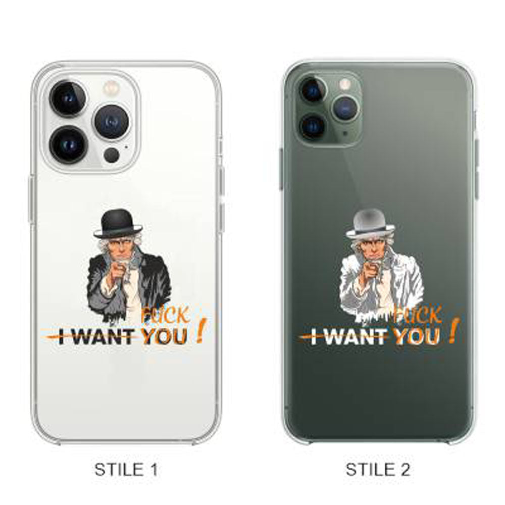 Cover Compatibile Con Tutti i Modelli iPhone - I FUCK YOU - Trasparente UltraSottili AntiGraffio Antiurto Case Custodia Marca