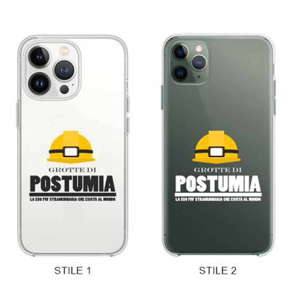 Cover Compatibile Con Tutti i Modelli iPhone - GROTTE DI POSTUMIA - Trasparente UltraSottili AntiGraffio Antiurto Case Custodia Marca