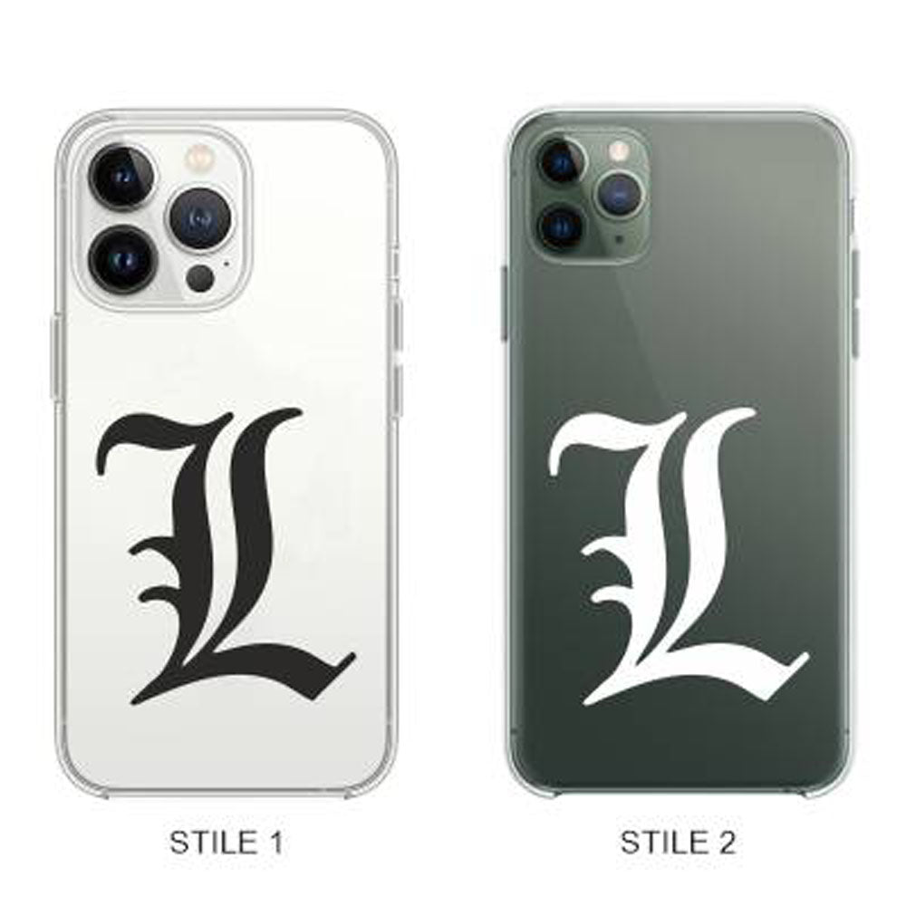 Cover Compatibile Con Tutti i Modelli iPhone - LAWLIET DEATH NOTE - Trasparente UltraSottili AntiGraffio Antiurto Case Custodia Marca