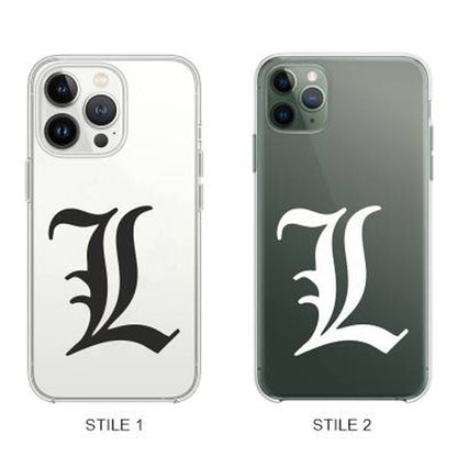 Cover Compatibile Con Tutti i Modelli iPhone - LAWLIET DEATH NOTE - Trasparente UltraSottili AntiGraffio Antiurto Case Custodia Marca