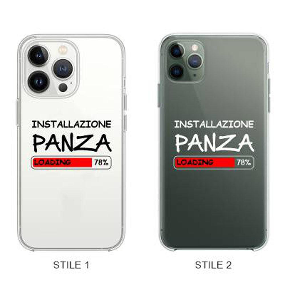 Cover Compatibile Con Tutti i Modelli iPhone - INSTALLAZIONE PANZA - Trasparente UltraSottili AntiGraffio Antiurto Case Custodia Marca