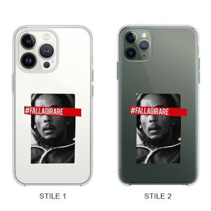 Cover Compatibile Con Tutti i Modelli iPhone - FALLA GIRARE - Trasparente UltraSottili AntiGraffio Antiurto Case Custodia Marca
