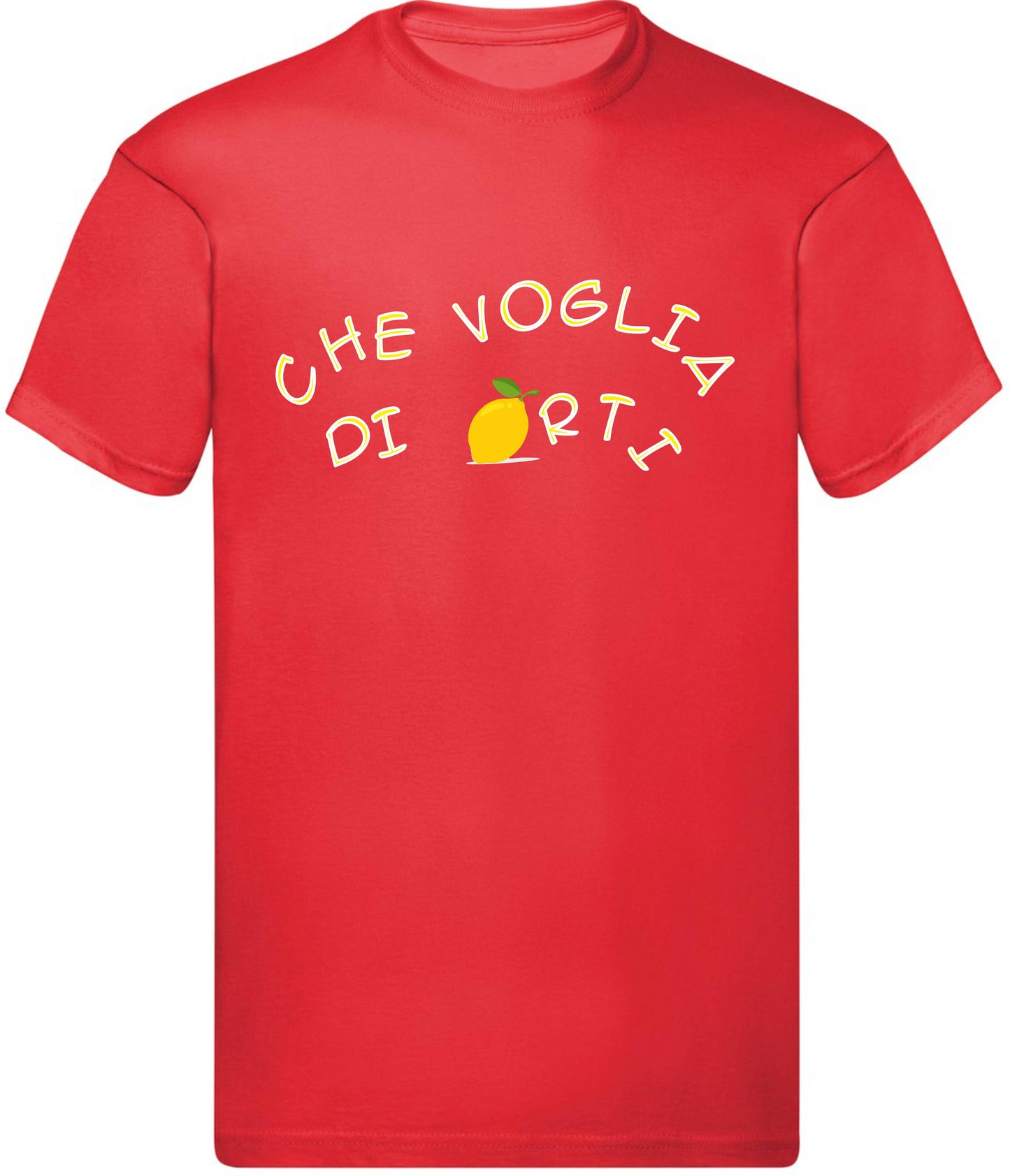 T-Shirt Uomo, Donna & Bambino - CHE VOGLIA DI LIMONARTI - Maglietta Maglia Tshirt Super vestibilità Top qualità