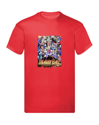 T-Shirt Uomo, Donna & Bambino - DRAGON BALL TORNEO DEL POTERE - Maglietta Maglia Tshirt Super vestibilità Top qualità