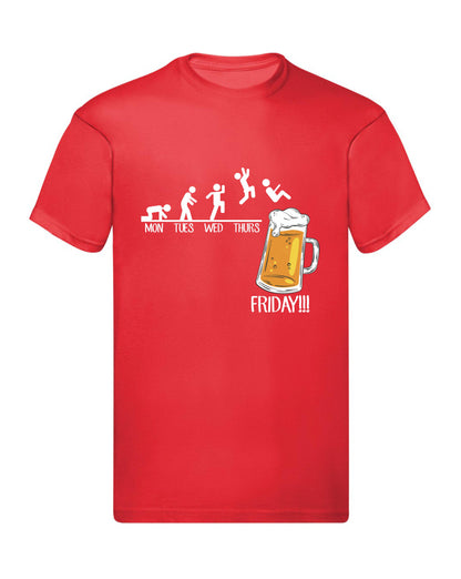T-Shirt Uomo, Donna & Bambino - FRIDAY BEER - Maglietta Maglia Tshirt Super vestibilità Top qualità
