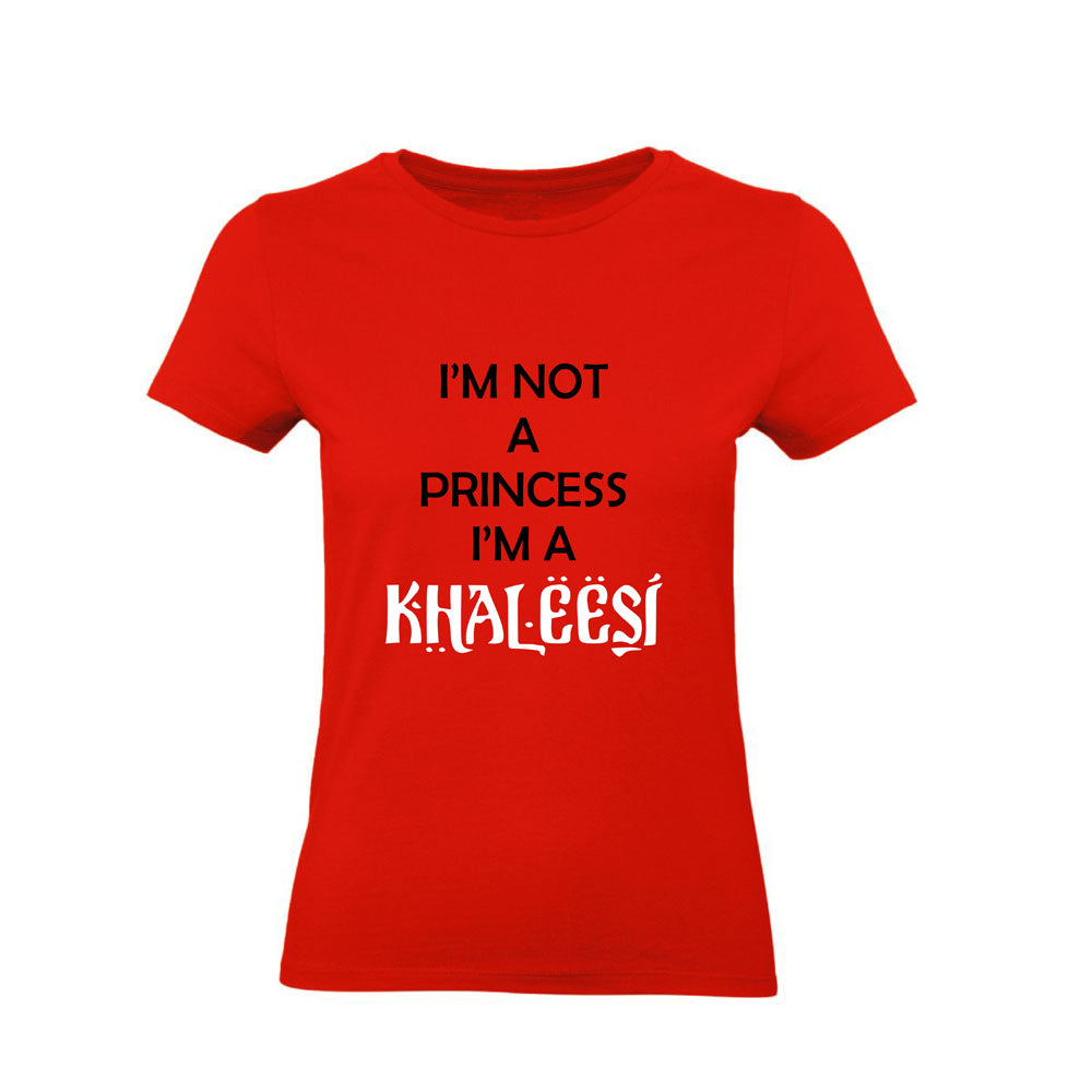 T-Shirt Uomo & Bambino - I'M NOT A PRINCESS I'M A KHALEESI - Maglietta Maglia Tshirt Super vestibilità Top qualità