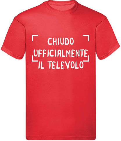 T-Shirt Uomo, Donna & Bambino - CHIUDO UFFICIALMENTE IL TELEVOTO - Maglietta Maglia Tshirt Super vestibilità Top qualità