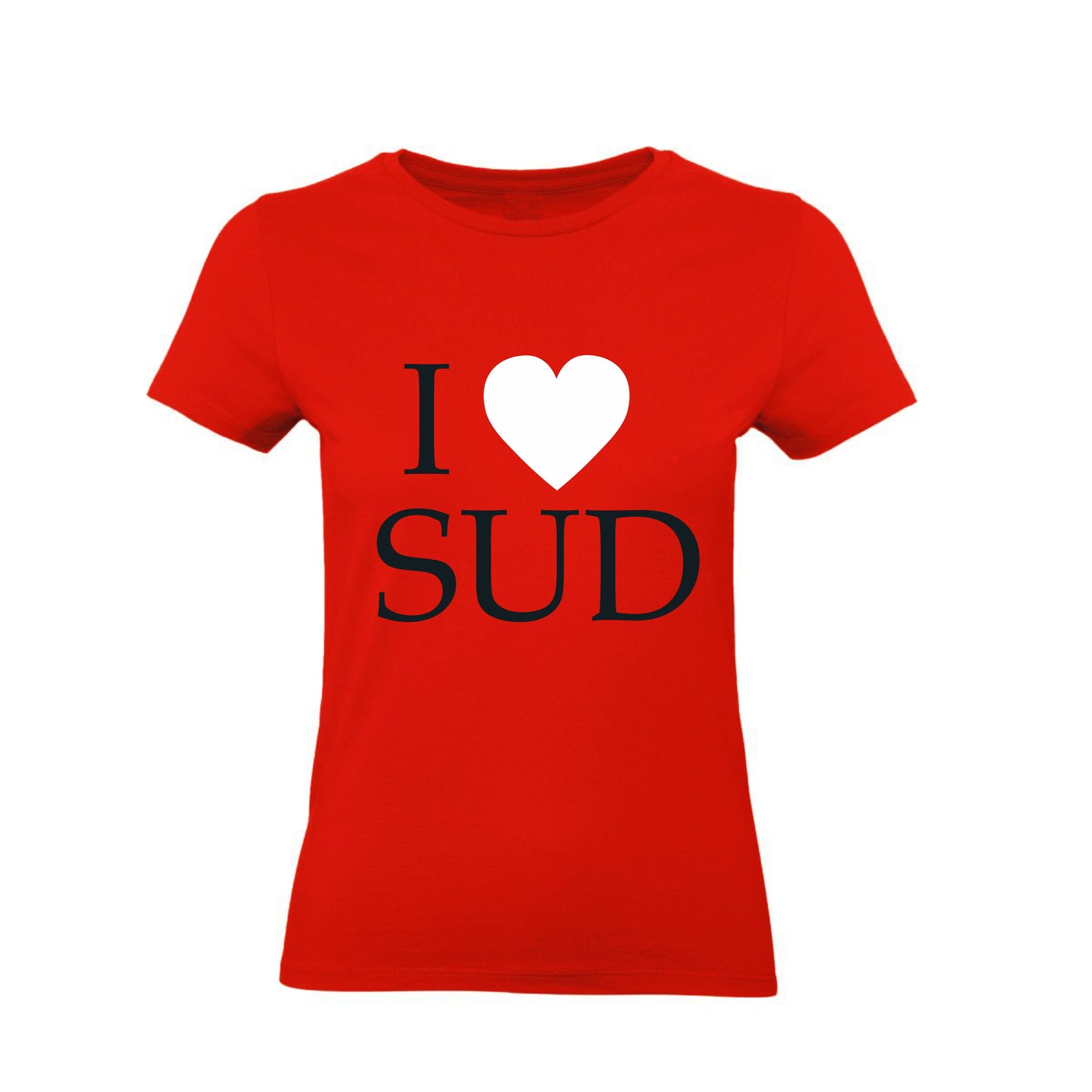T-Shirt Uomo, Donna & Bambino - I LOVE SUD - Maglietta Maglia Tshirt Super vestibilità Top qualità