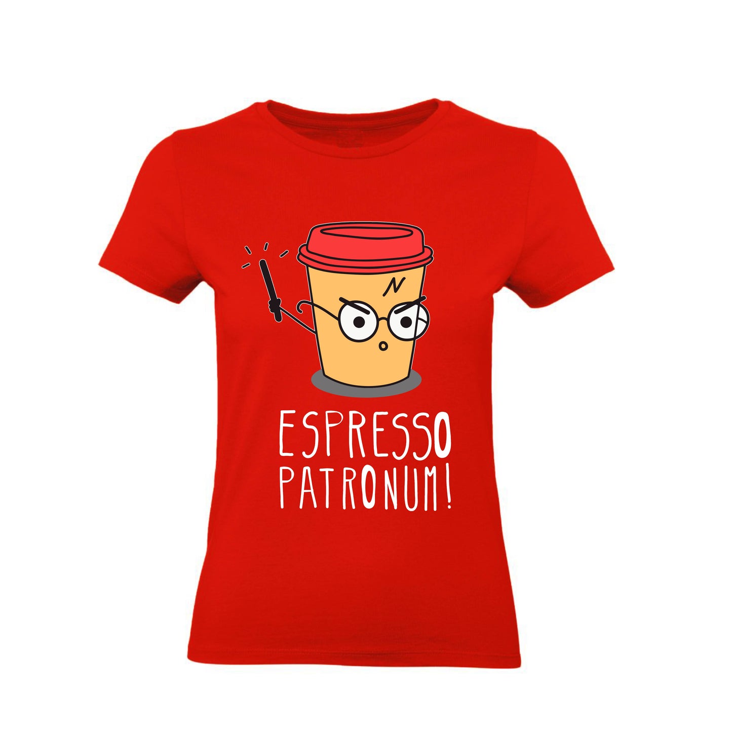 T-Shirt Uomo, Donna & Bambino - ESPRESSO PATRONUM - Maglietta Maglia Tshirt Super vestibilità Top qualità