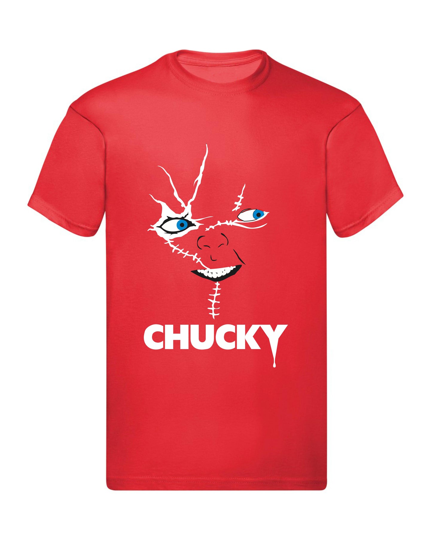 T-Shirt Uomo, Donna & Bambino - CHUCKY - Maglietta Maglia Tshirt Super vestibilità Top qualità