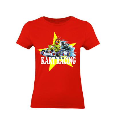 T-Shirt Uomo Donna & Bambino - KARTING RACING - Maglietta Maglia Tshirt Super vestibilità Top qualità