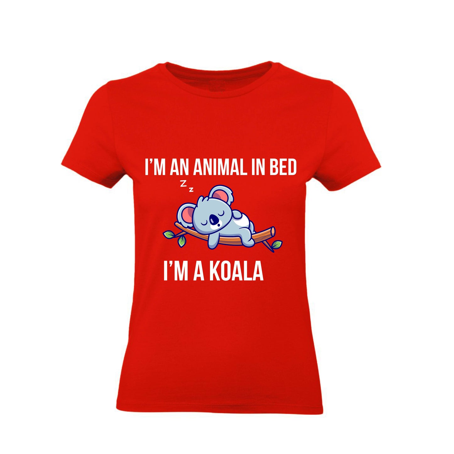 T-Shirt Uomo & Bambino - I'M AN ANIMAL IN BED - Maglietta Maglia Tshirt Super vestibilità Top qualità