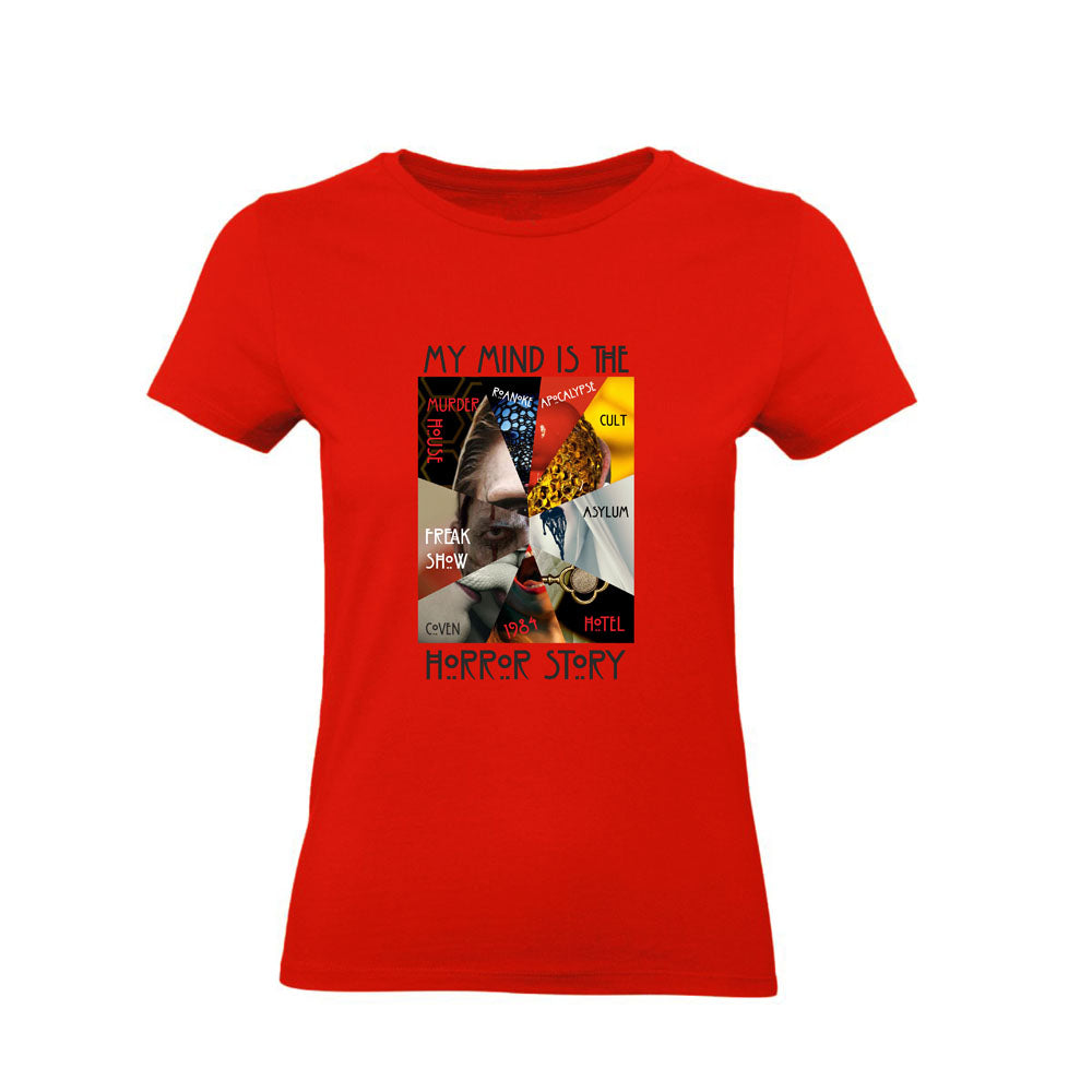 T-Shirt Uomo Donna & Bambino - MY MIND IS THE HORROR STORY  - Maglietta Maglia Tshirt Super vestibilità Top qualità