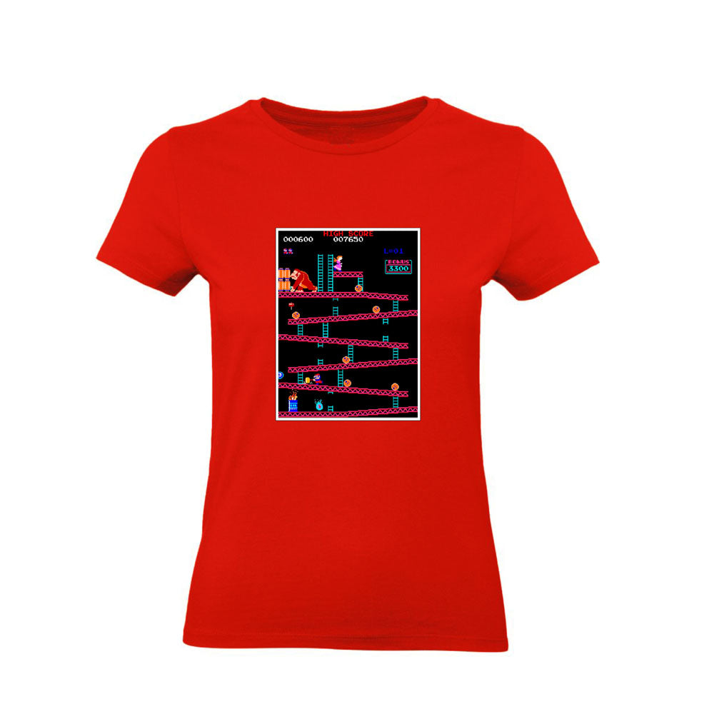 T-Shirt Uomo, Donna & Bambino - DONKEY KONG - Maglietta Maglia Tshirt Super vestibilità Top qualità