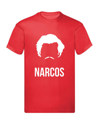 T-Shirt Uomo Donna & Bambino - NARCOS SILHOUETTE  - Maglietta Maglia Tshirt Super vestibilità Top qualità