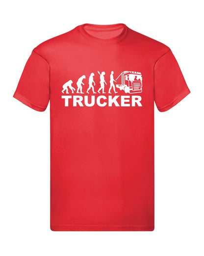 T-Shirt Uomo, Donna & Bambino - EVOLUTION TRUCKER - Maglietta Maglia Tshirt Super vestibilità Top qualità