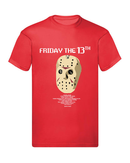 T-Shirt Uomo, Donna & Bambino - FRIDAY THE 13TH - Maglietta Maglia Tshirt Super vestibilità Top qualità