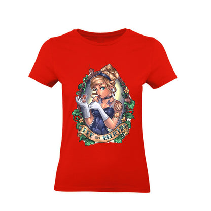 T-Shirt Donna & Bambino - CENERENTOLA TATUATA - Maglietta Maglia Tshirt Super vestibilità Top qualità (copia)