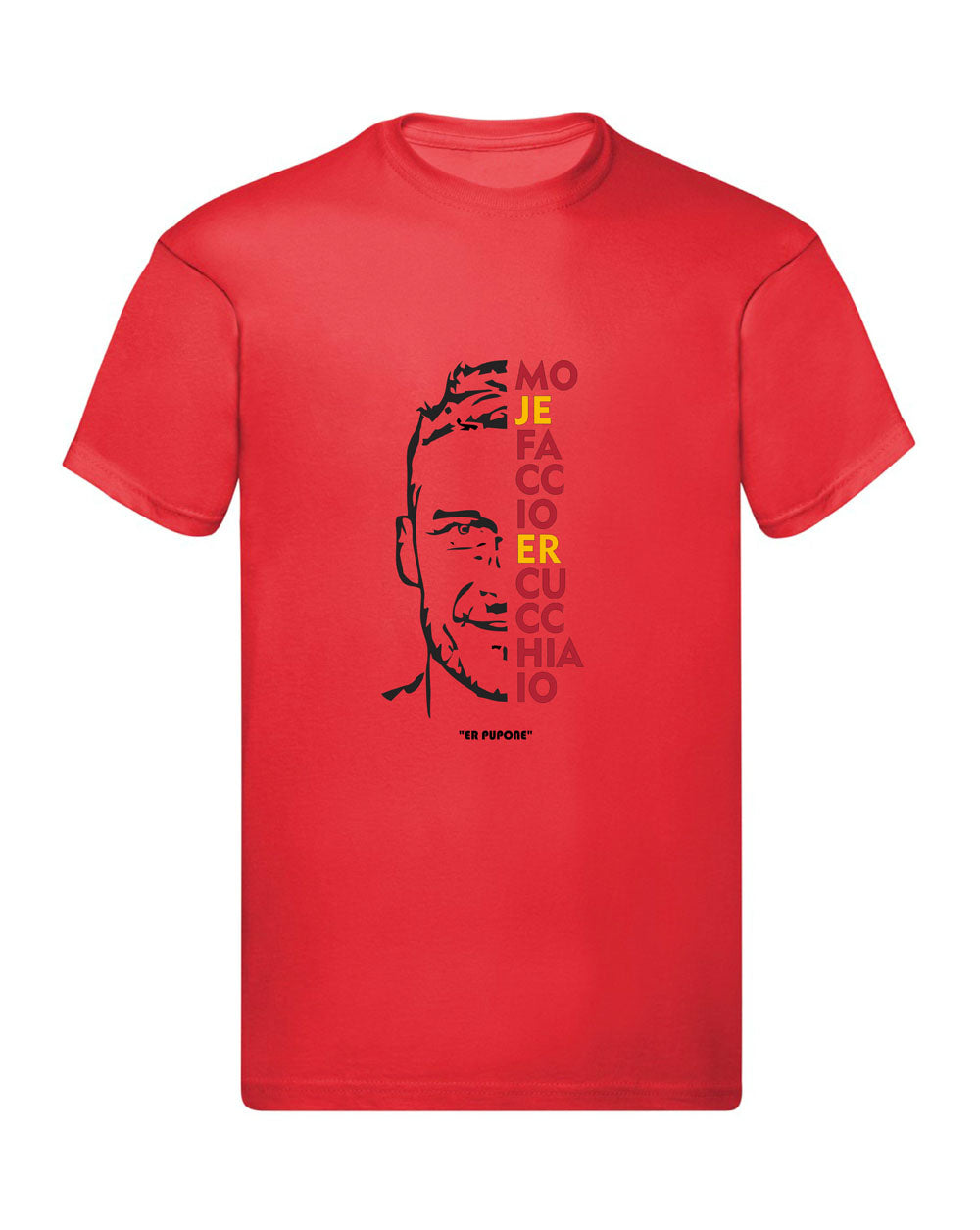 T-Shirt Uomo, Donna & Bambino - ER PUPONE - Maglietta Maglia Tshirt Super vestibilità Top qualità