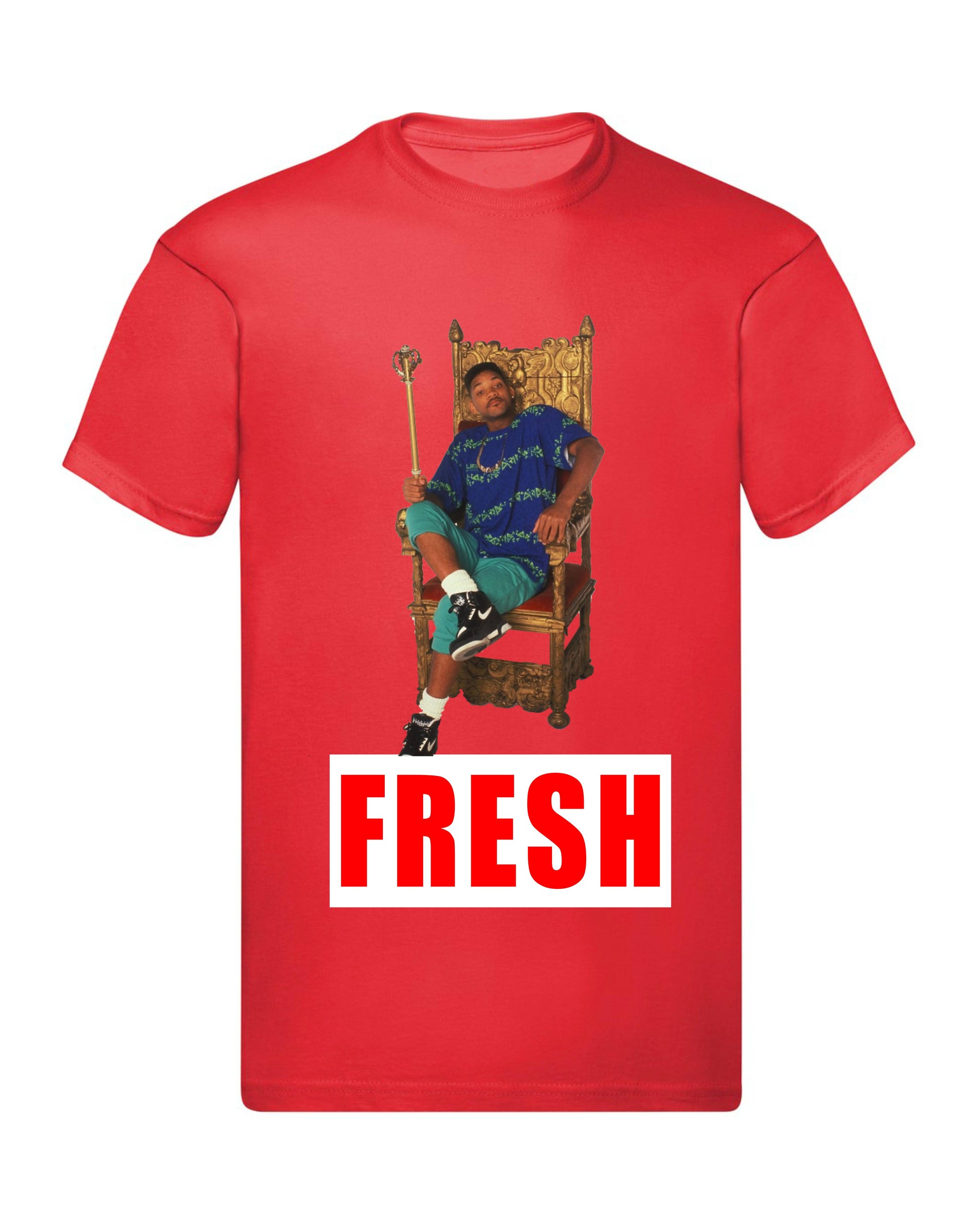 T-Shirt Uomo & Bambino - FRESH BEL AIR - Maglietta Maglia Tshirt Super vestibilità Top qualità - Social Crazy