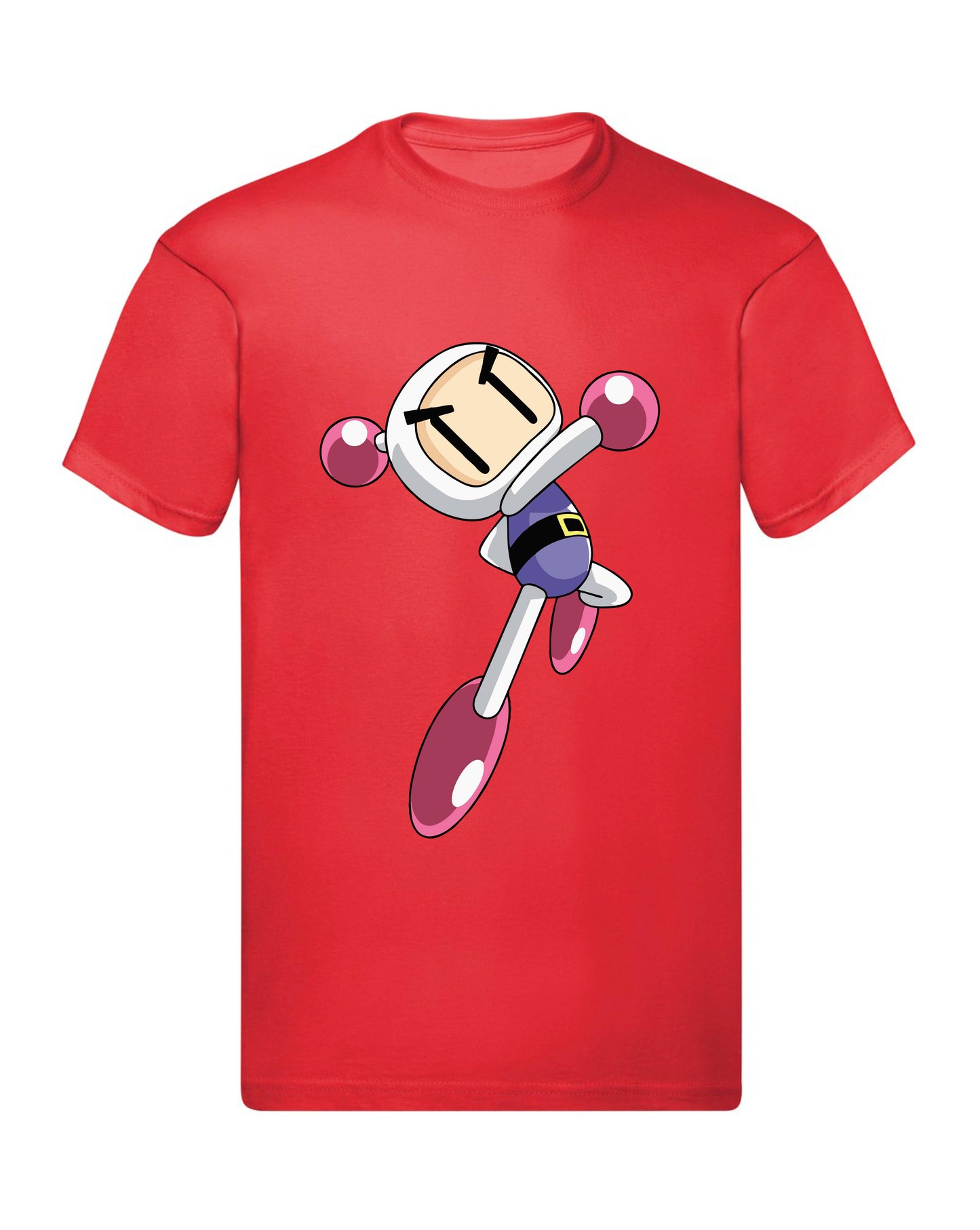 T-Shirt Uomo, Donna & Bambino - BOMBERMAN - Maglietta Maglia Tshirt Super vestibilità Top qualità