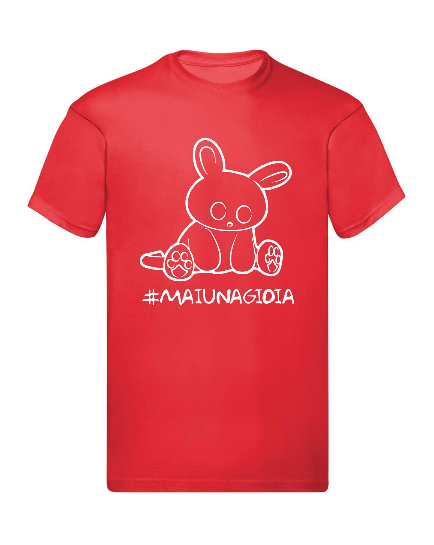 T-Shirt Uomo, Donna & Bambino - #MAIUNAGIOIA - Maglietta Maglia Tshirt Super vestibilità Top qualità