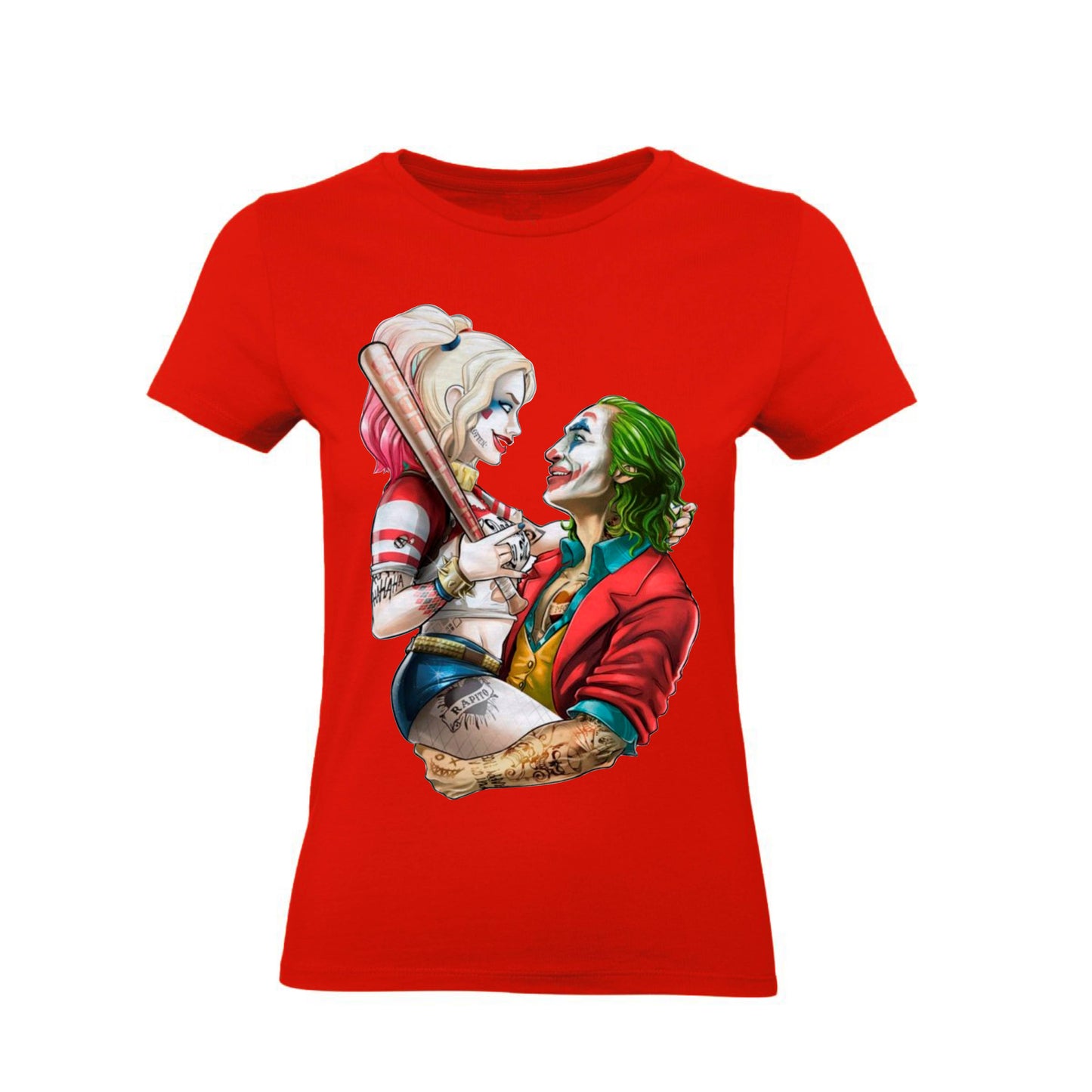 T-Shirt Uomo, Donna & Bambino - HARLEY E JOKER  - Maglietta Maglia Tshirt Super vestibilità Top qualità