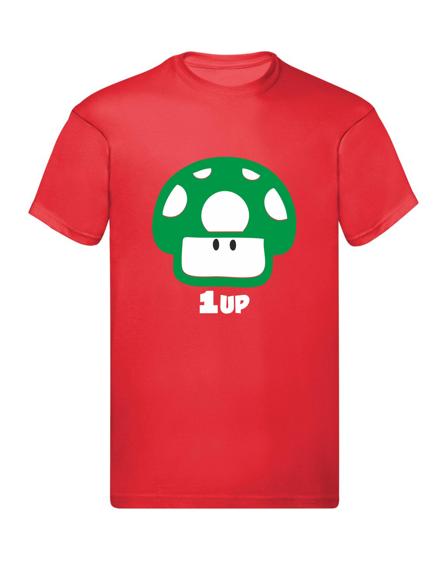 T-Shirt Uomo, Donna & Bambino - 1 UP - Maglietta Maglia Tshirt Super vestibilità Top qualità - Social Crazy