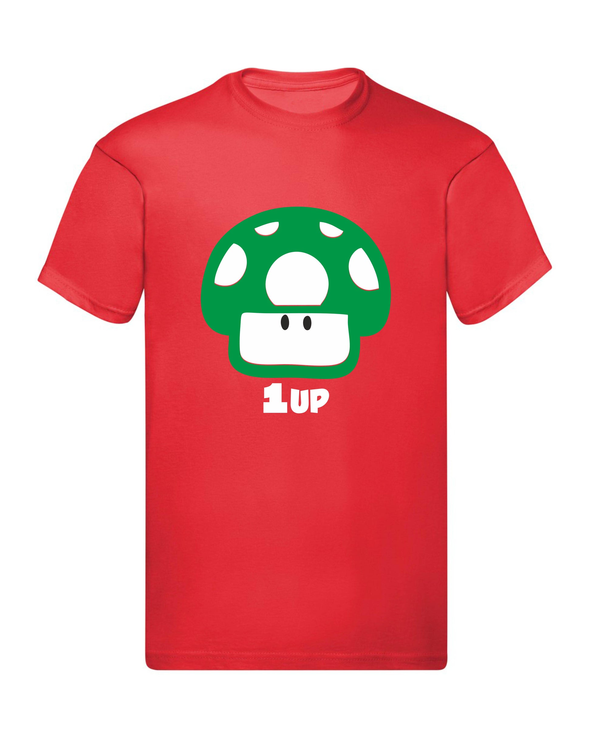 T-Shirt Uomo, Donna & Bambino - 1 UP - Maglietta Maglia Tshirt Super vestibilità Top qualità - Social Crazy