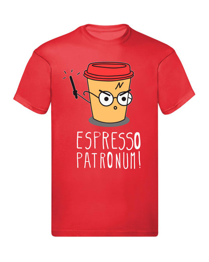 T-Shirt Uomo, Donna & Bambino - ESPRESSO PATRONUM - Maglietta Maglia Tshirt Super vestibilità Top qualità