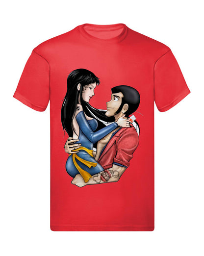 T-Shirt Uomo, Donna & Bambino - HITOMI E LUPIN - Maglietta Maglia Tshirt Super vestibilità Top qualità